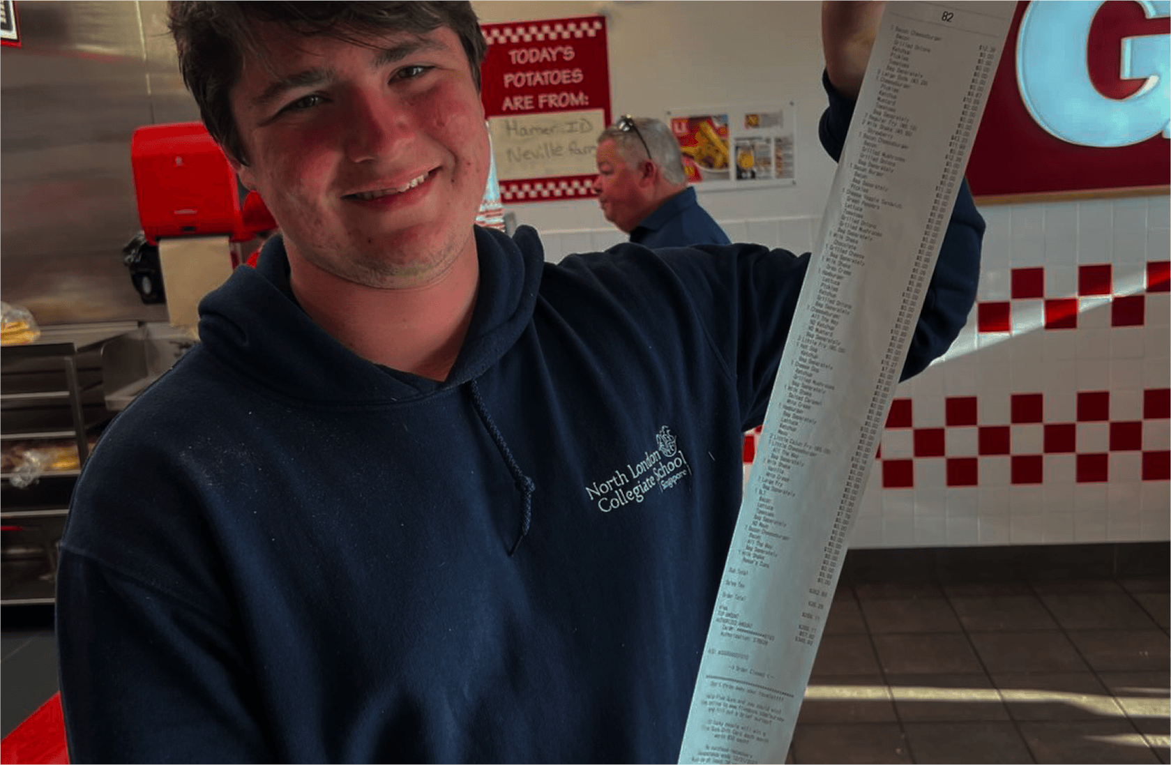 Gas receipt